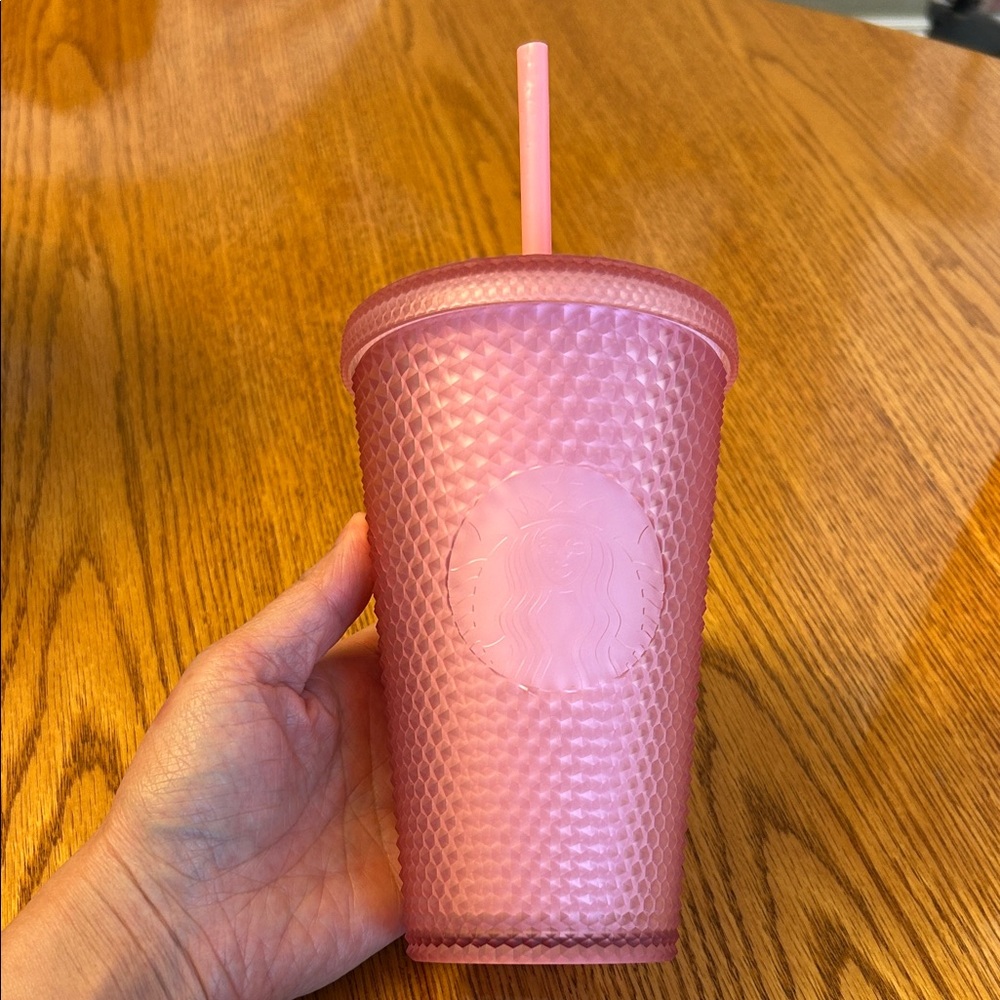 Starbucks 2022 Valentine's Soft Touch Pink Studded Venti (16 oz.) Tumbler